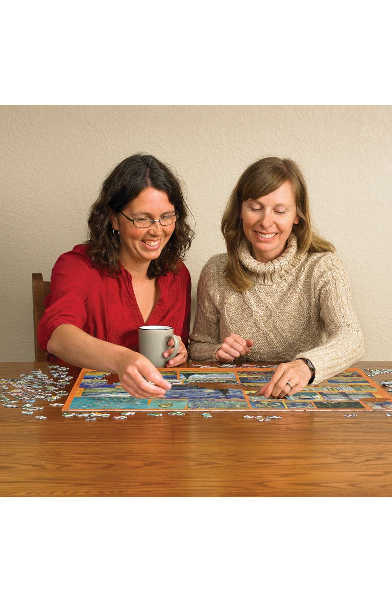 Cobble Hill 1000 Piece Puzzle Van Gogh Reference Poster Included, Alternate, color, Multicolored