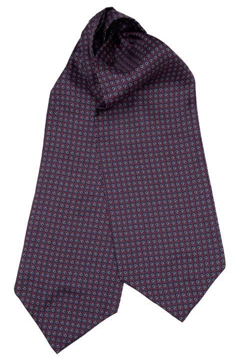 Rinaldo - Silk Ascot Cravat Tie for Men