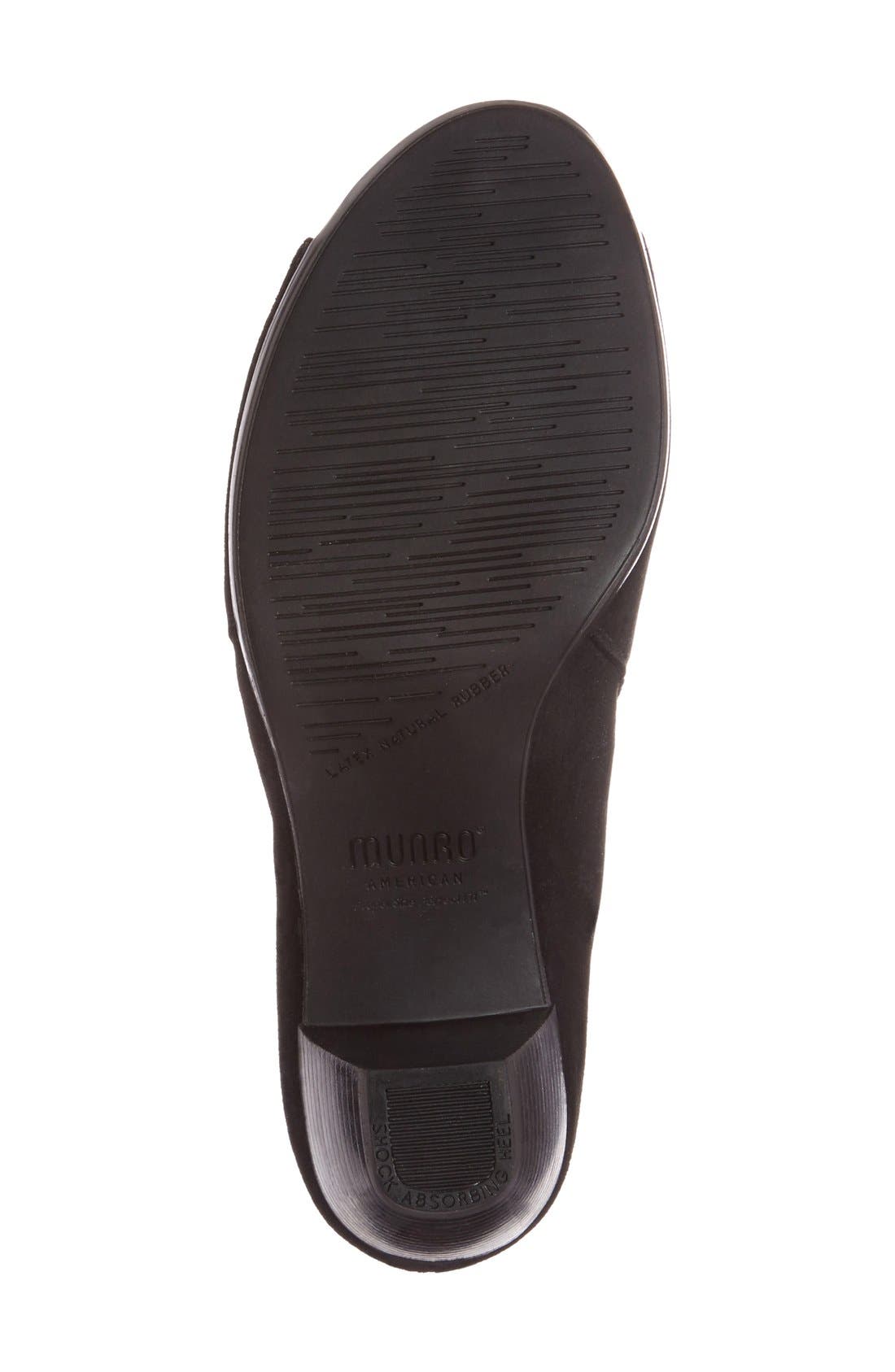 Munro 'Luisa' Open Toe Bootie, Alternate, color, 