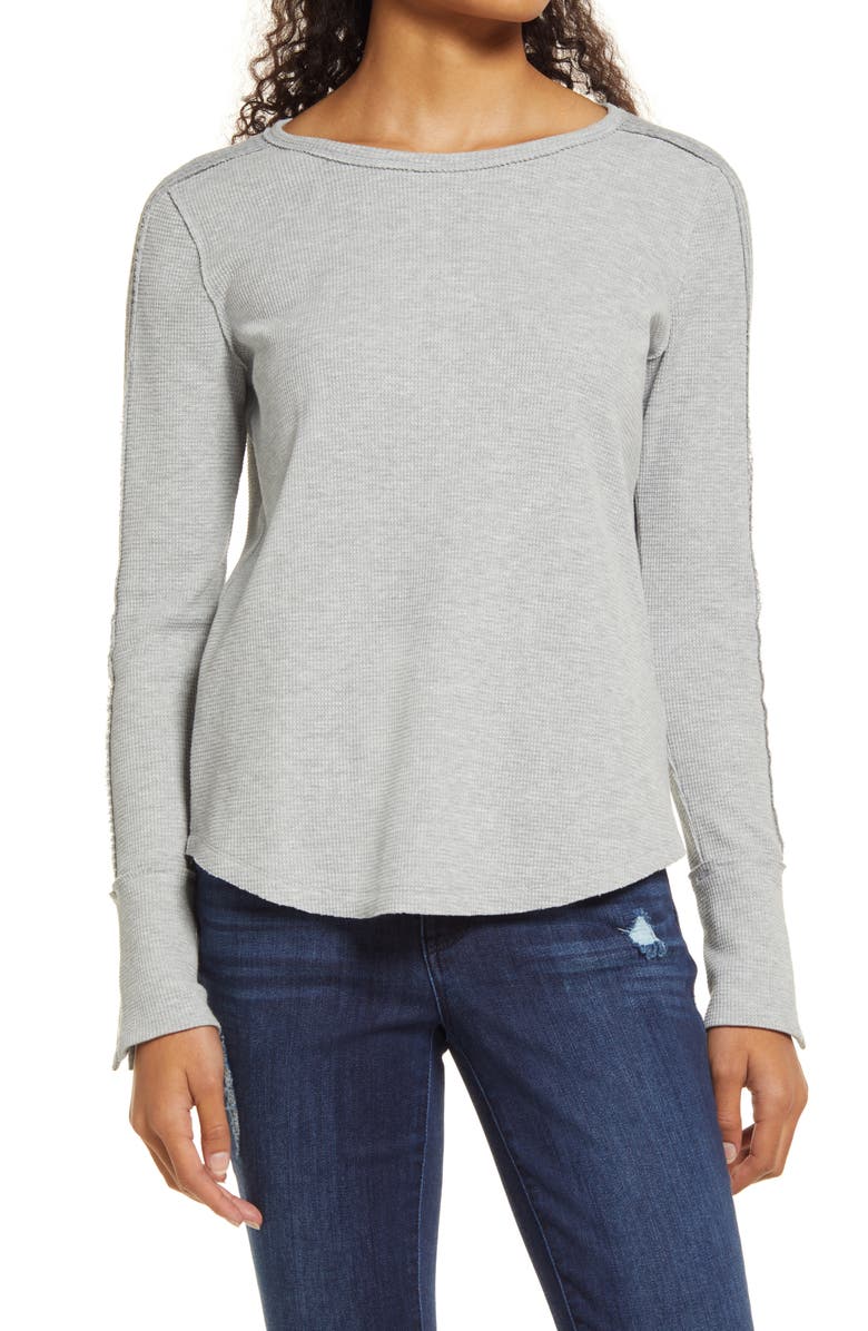 GIBSONLOOK Snap Sleeve Top, Main, color, 