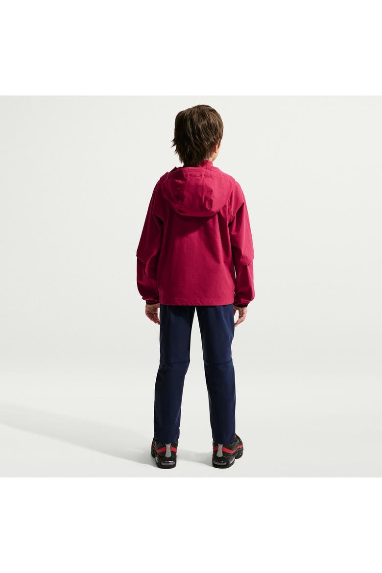 Youth Nike Red Barcelona Tech Woven Raglan Dri-FIT Full-Zip Hooded Jacket, Alternate, color, Red