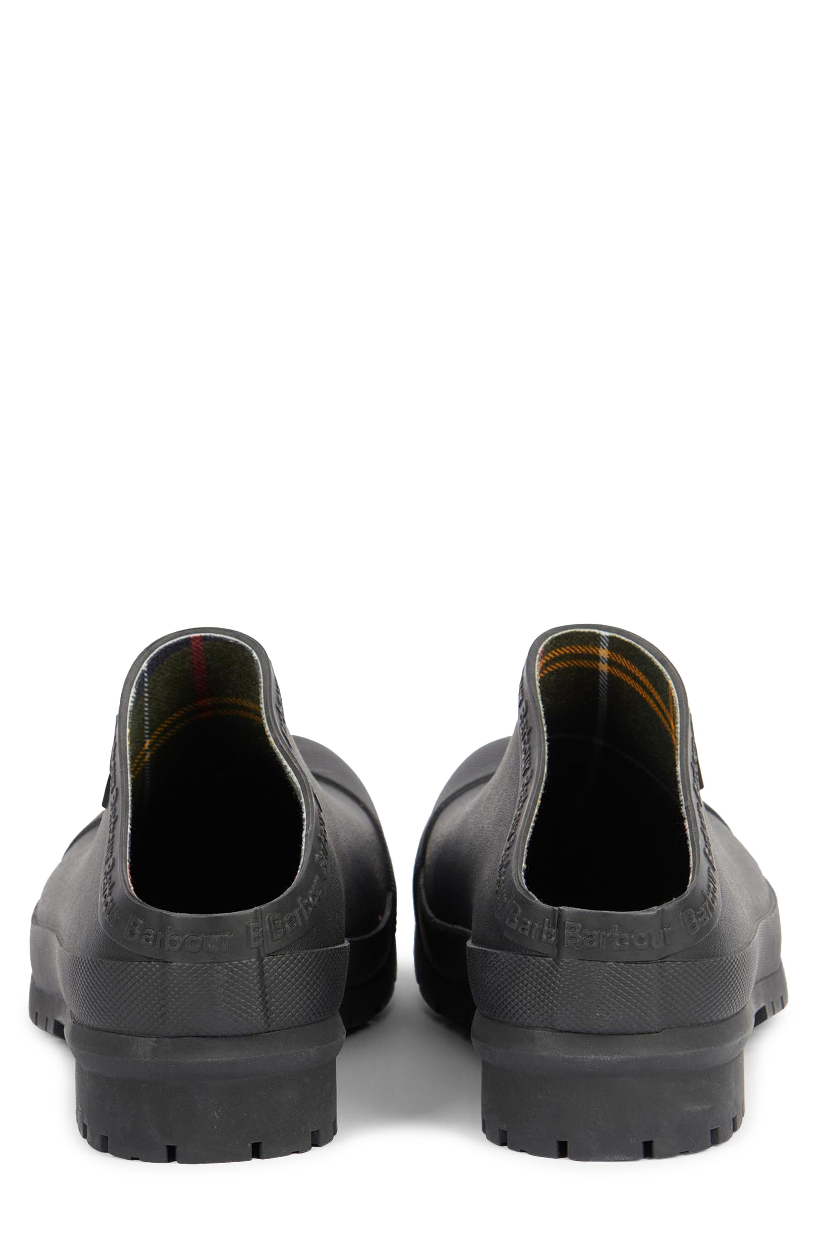 Barbour Quinn Rubber Clog, Alternate, color, Black