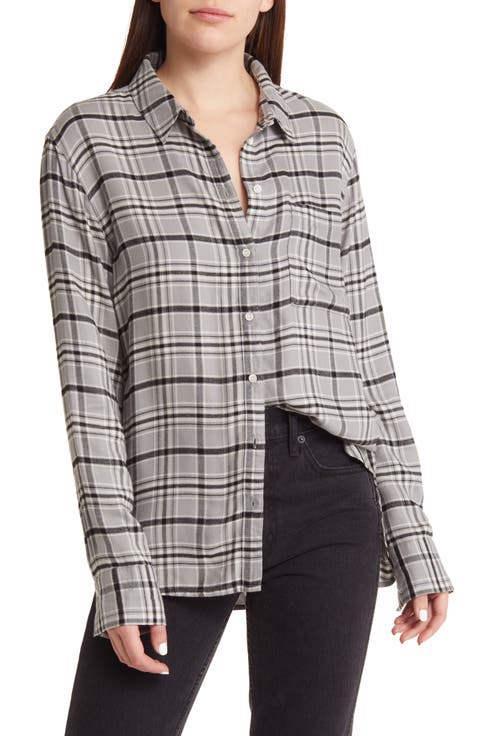 Plaid Boyfriend Shirt