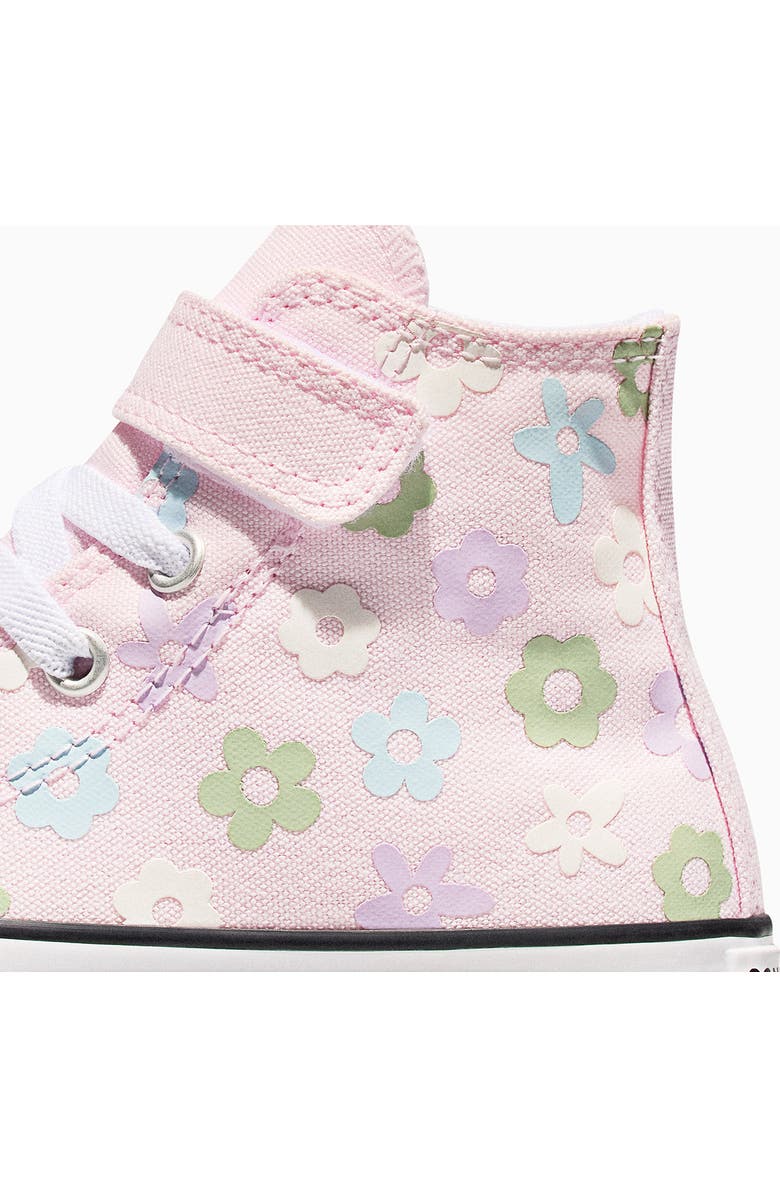 Converse Kids' Chuck Taylor All Star Easy On Canvas High Top Sneaker, Alternate, color, New Found Bloom/ White