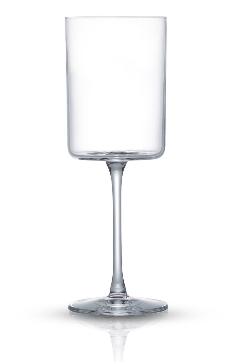 Claire Crystal Cylinder White Wine Glass - Set of 4, Alternate, color, CLEAR