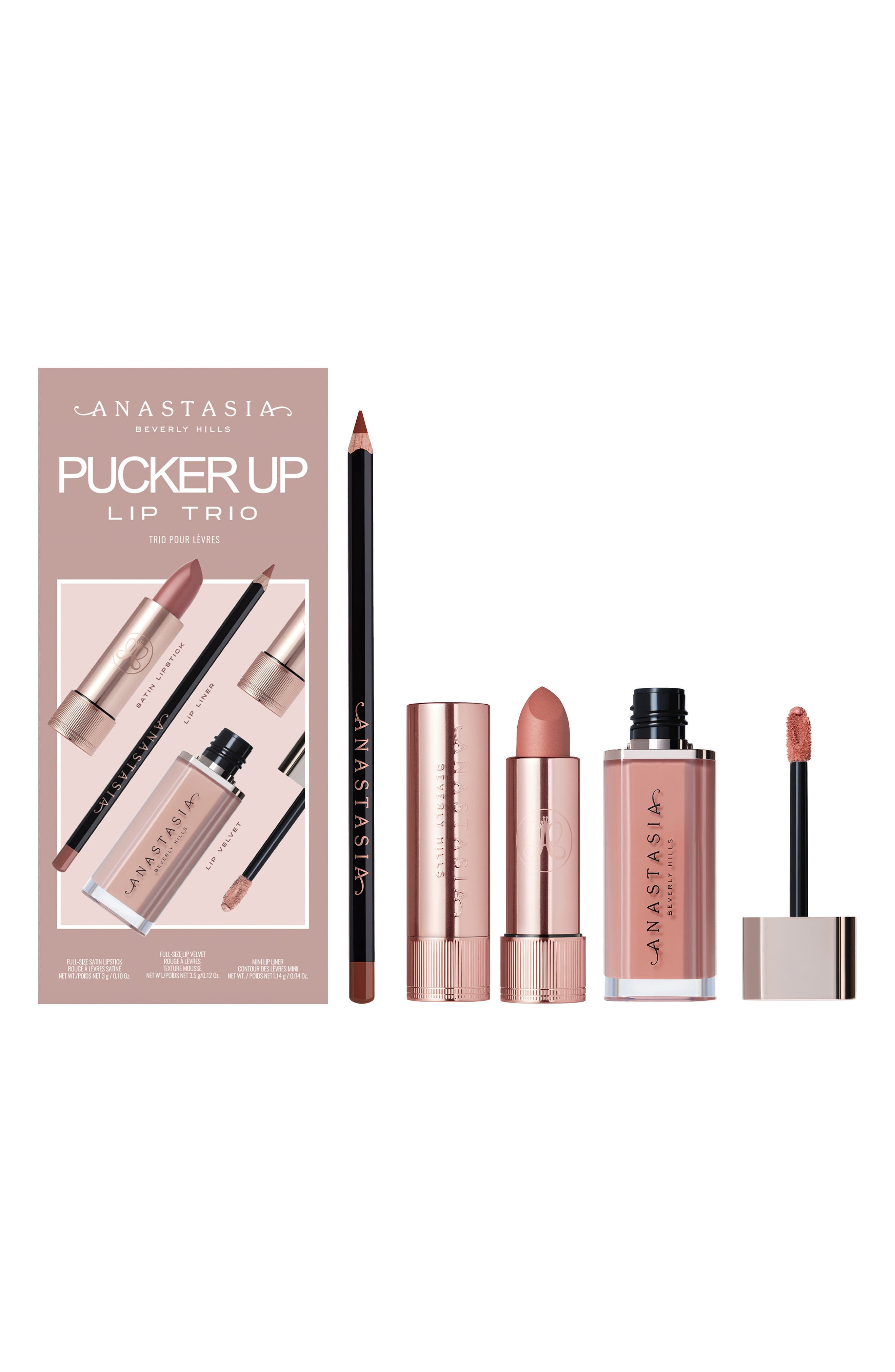 Anastasia Beverly Hills Pucker Up Lip Trio $47 Value