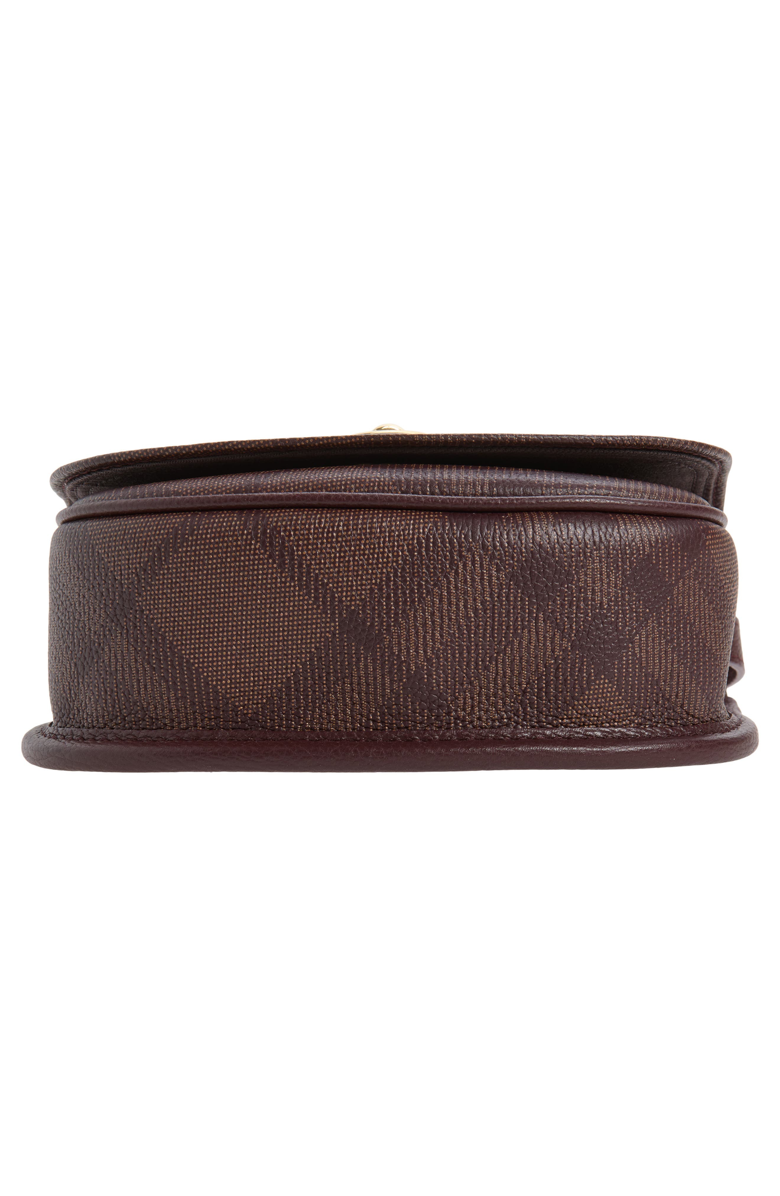 Highlands Coated Canvas Top Handle Bag, Alternate, color, VINEYARD RED