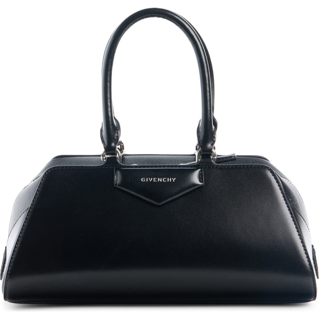 Givenchy Small Antigona Leather East/west Satchel In Black