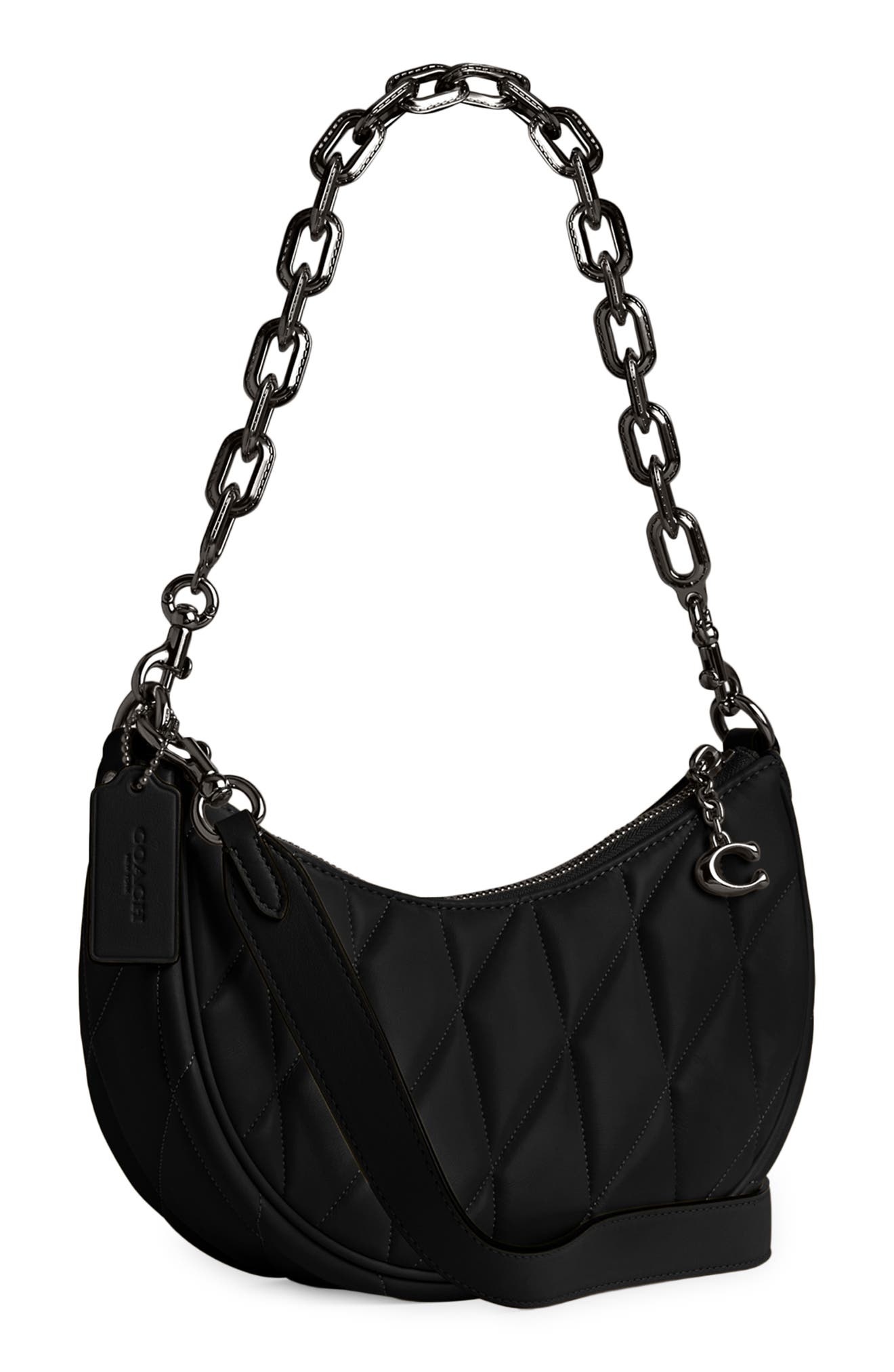 COACH Mira Quilted Leather Crossbody Bag, Alternate, color, 