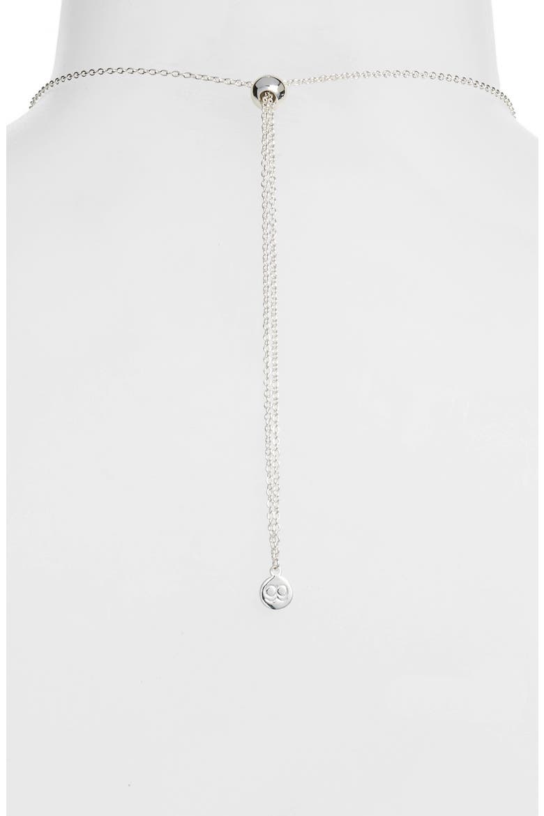Quinn Long Pendant Necklace, Alternate, color, SILVER