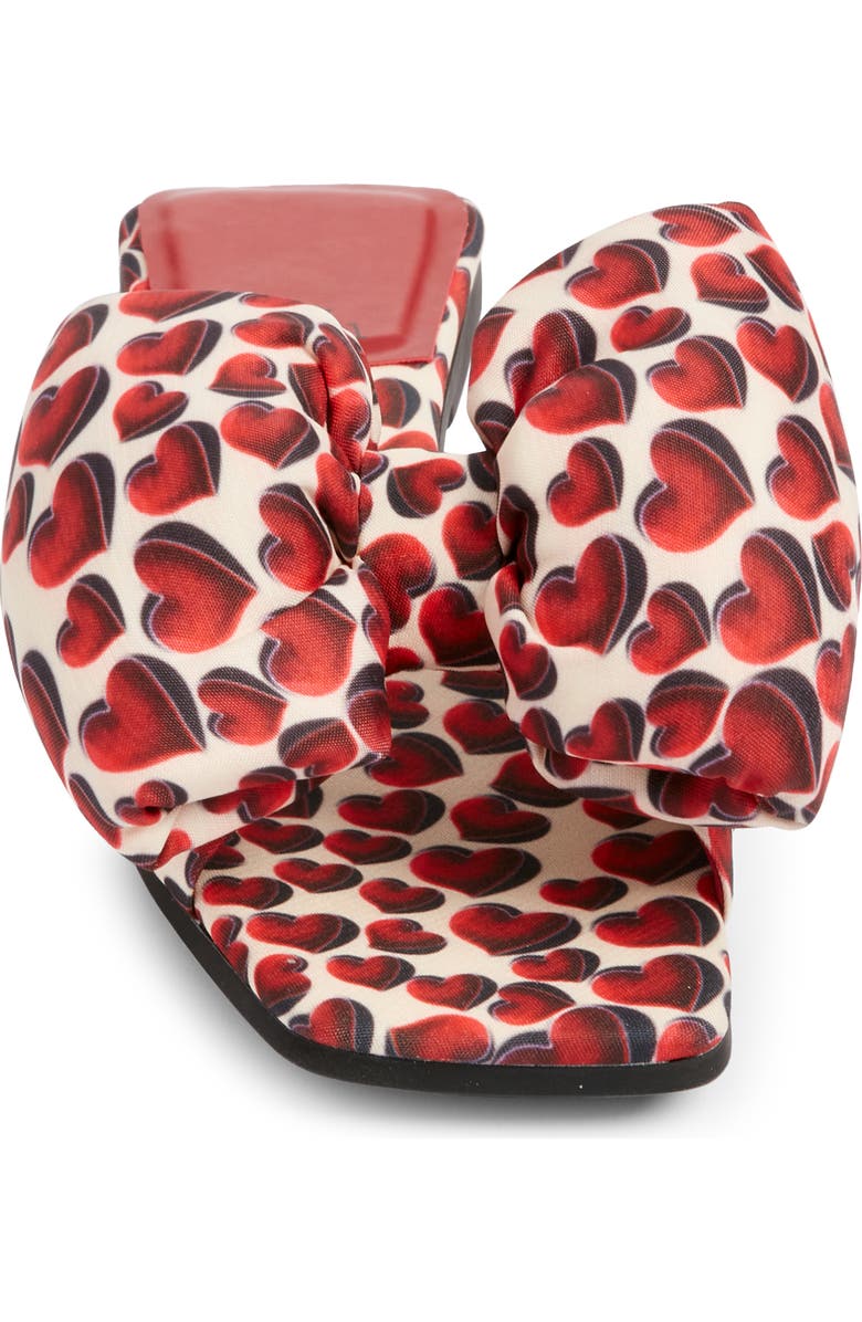 Jeffrey Campbell Sweetie Slide Sandal, Alternate, color, Red Hearts