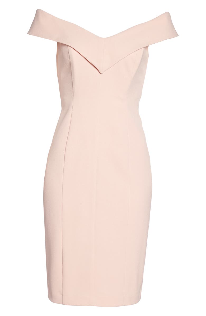 Eliza J OFF THE SHOULDER DRESS WITH CO, Alternate, color,