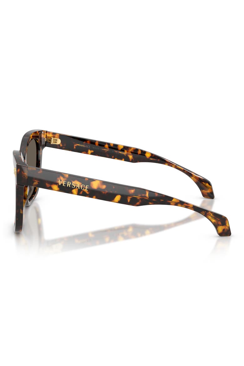 55mm Square Sunglasses, Alternate, color, HAVANA YELLOW / BROWN