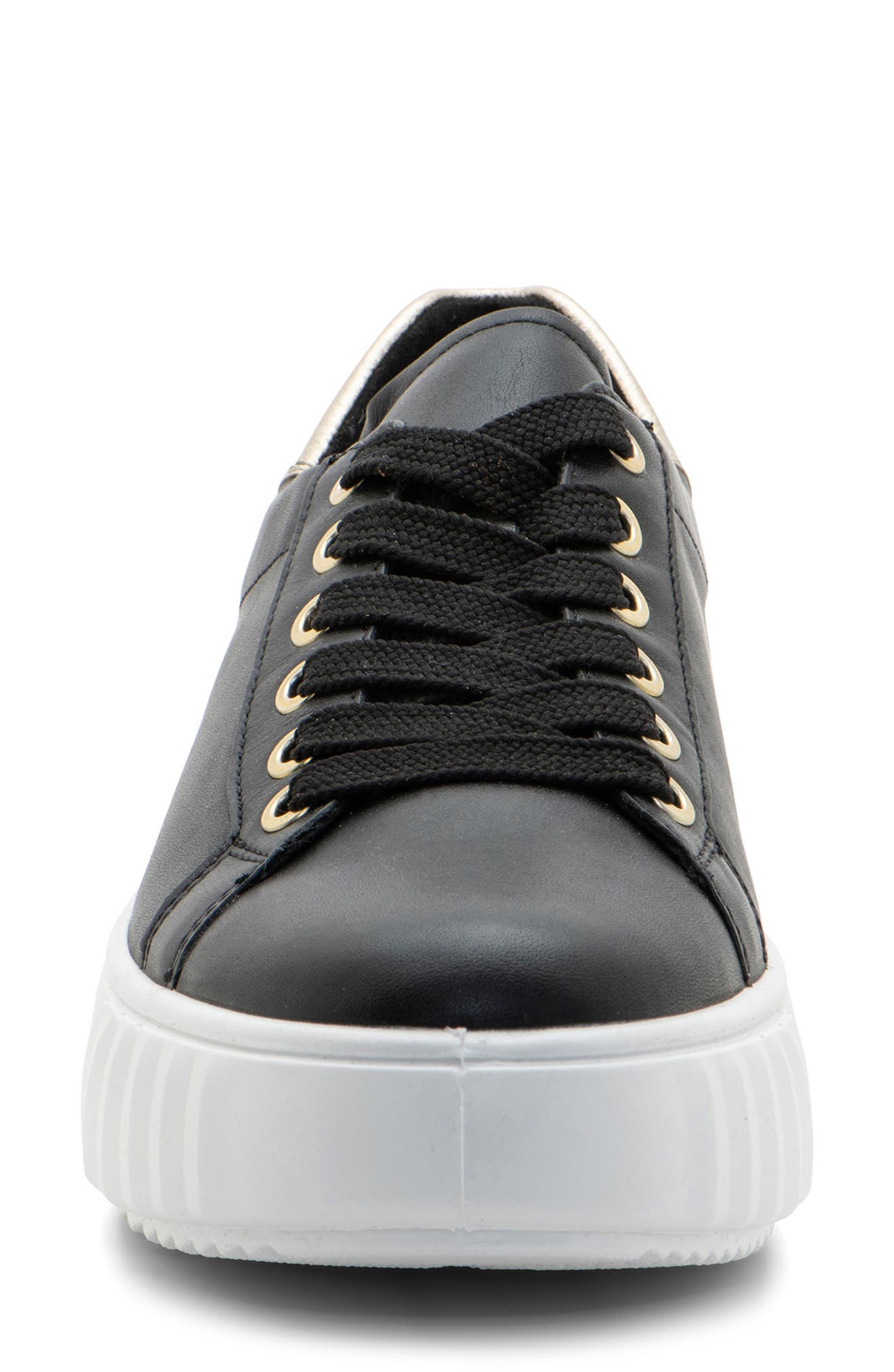 ara Mikky Platform Sneaker, Alternate, color, Black W Platinum