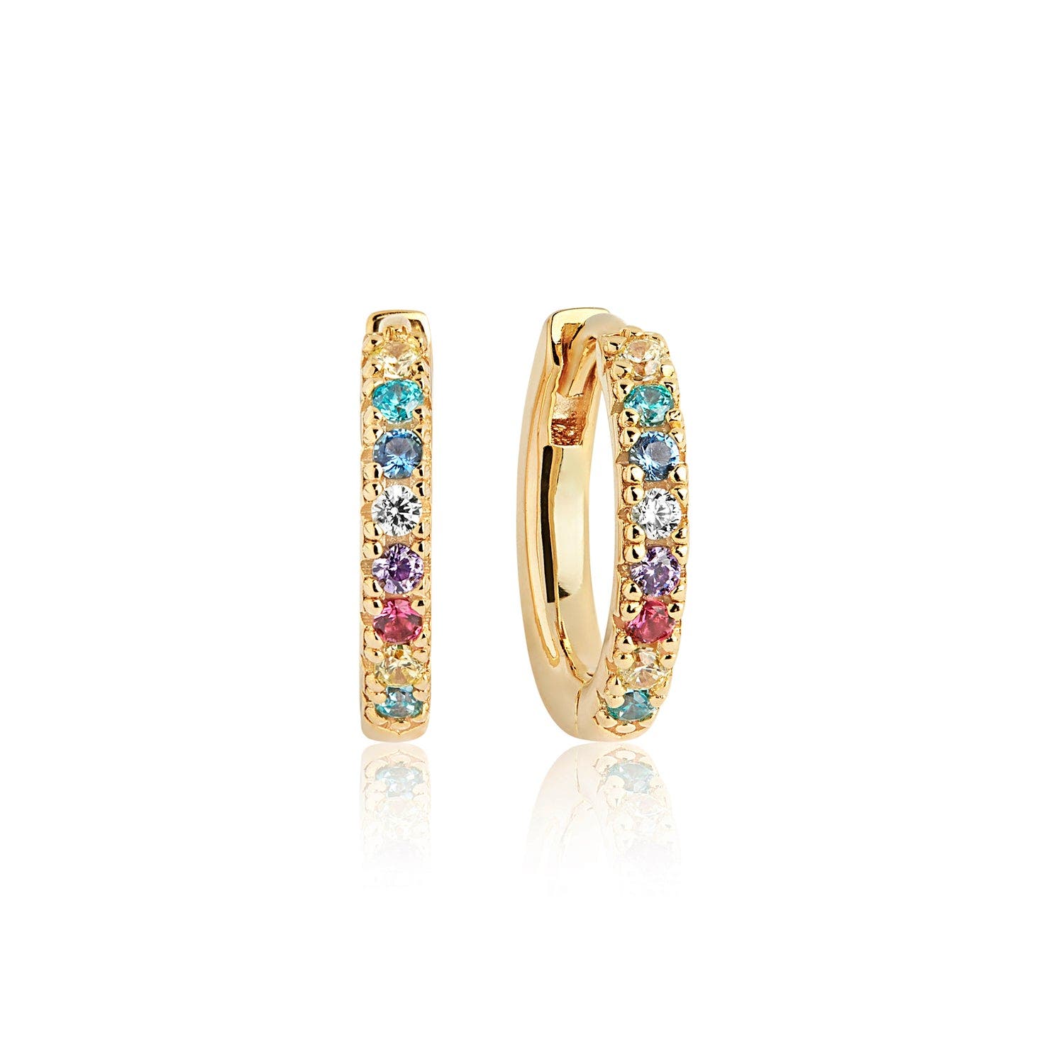 18k Gold Plated / Rainbow