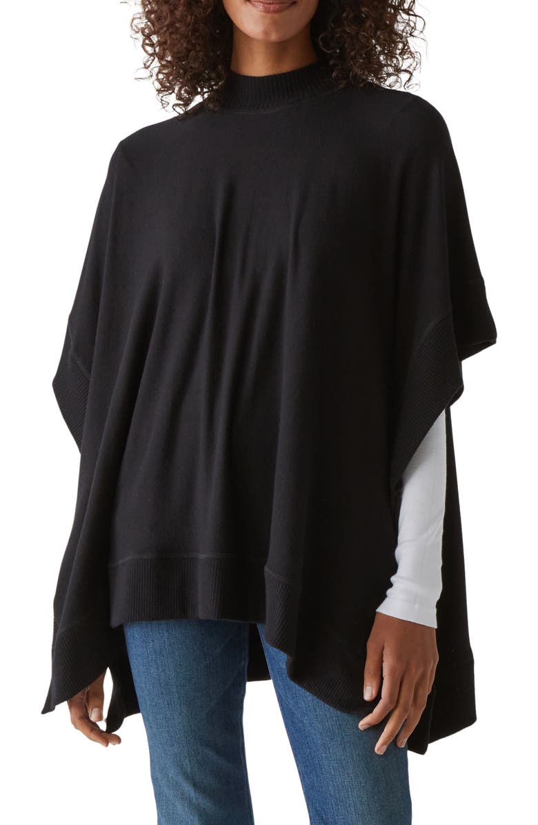 Michael Stars Steph Knit Poncho, Main, color,