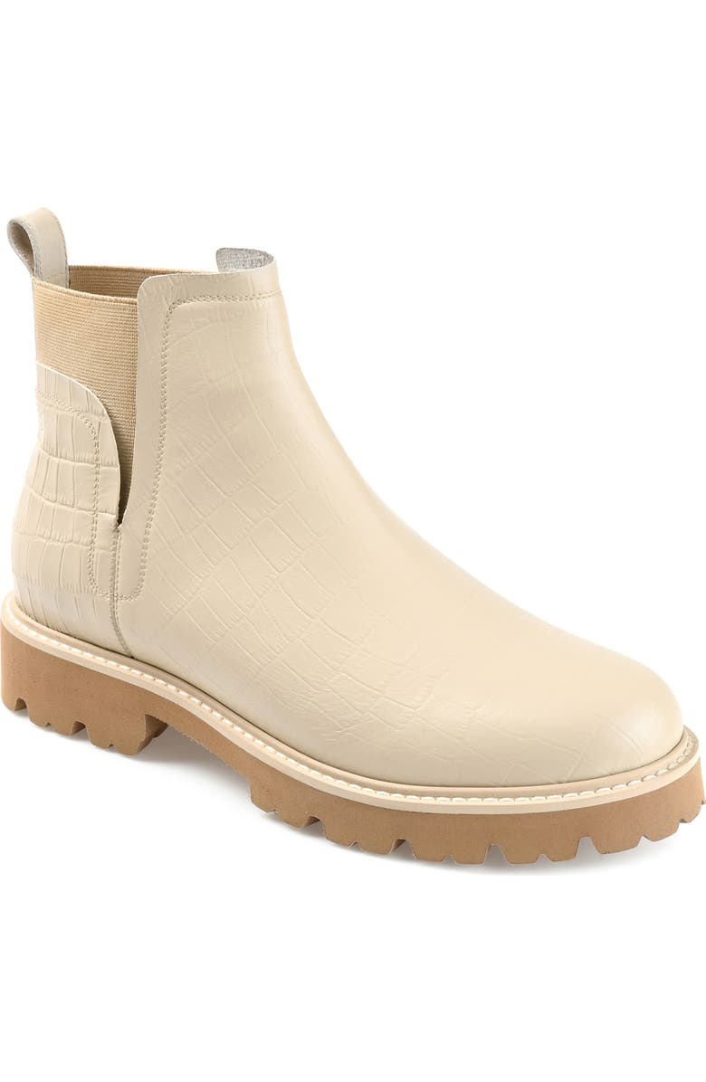 Journee Collection Journee Signature Bristol Chelsea Boot, Main, color, Beige