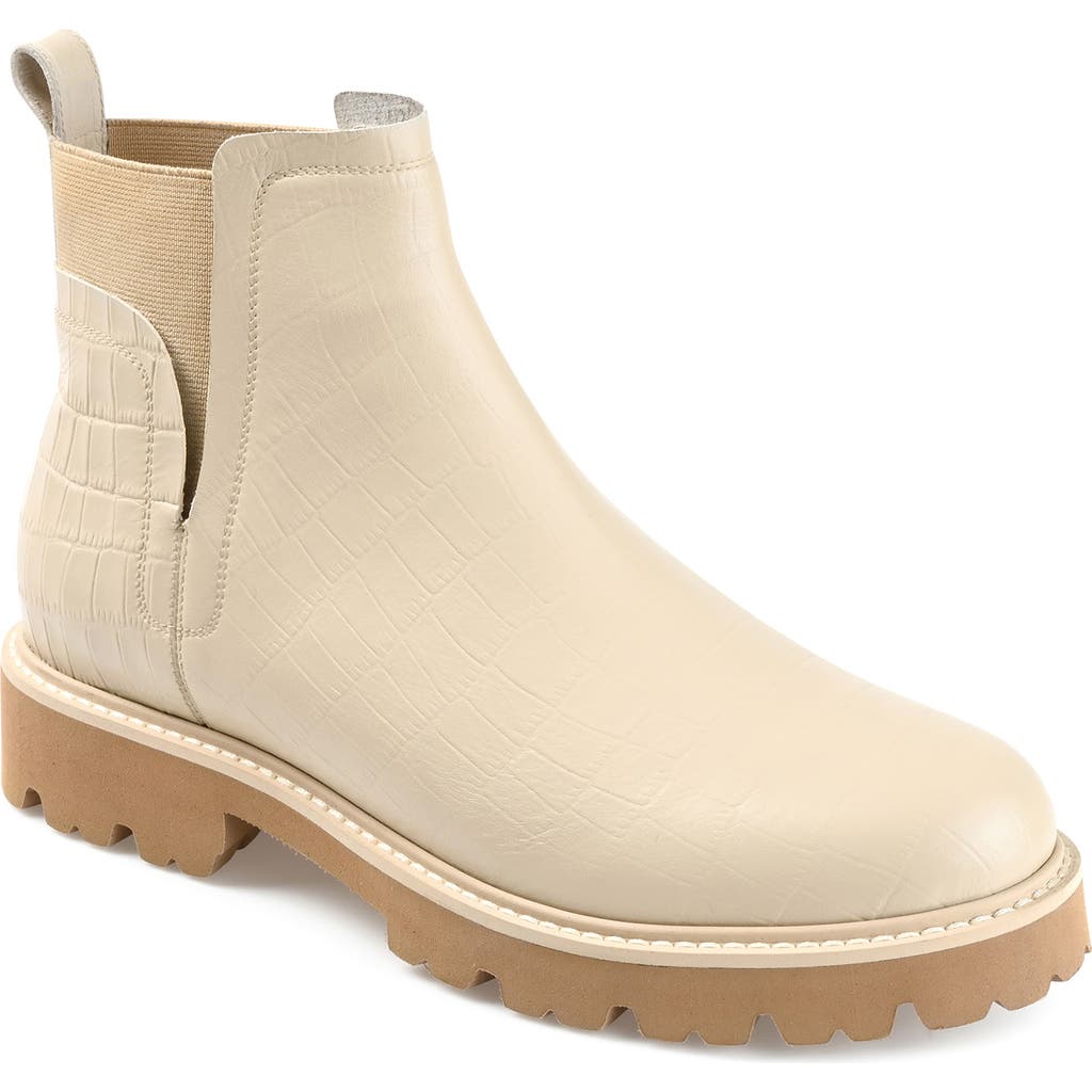 Journee Collection Journee Signature Bristol Chelsea Boot In Beige