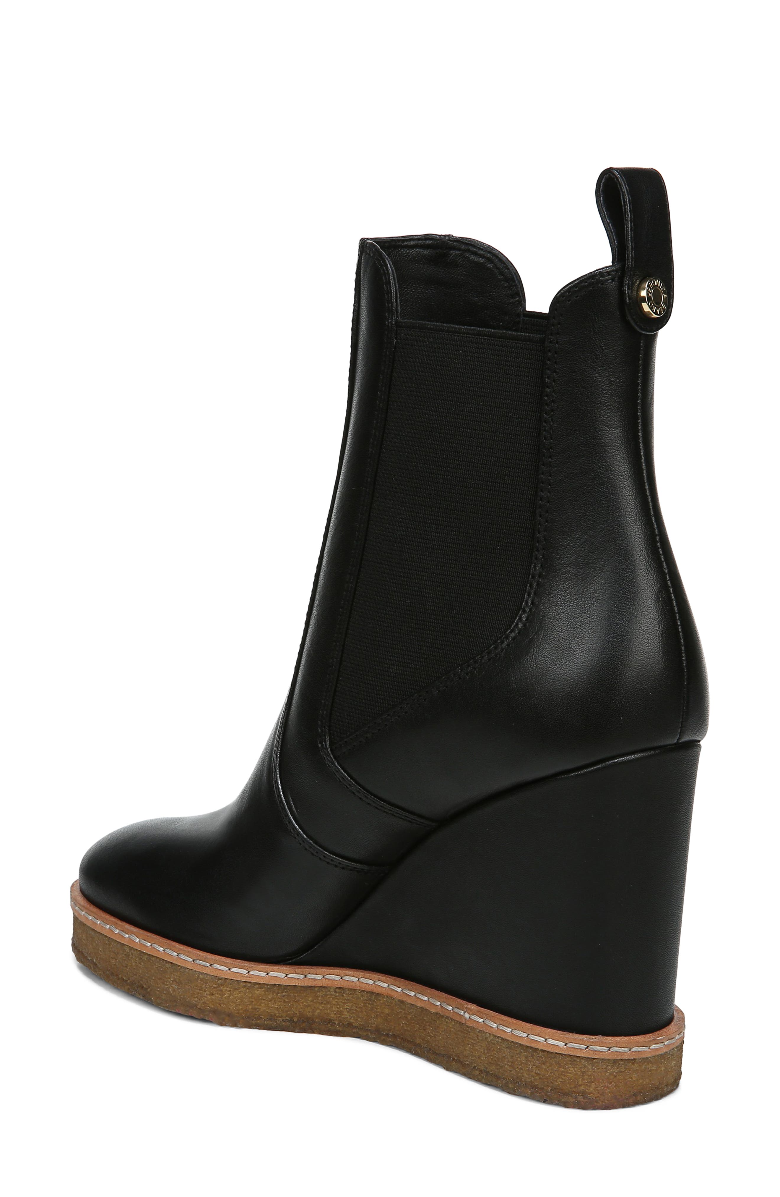 Veronica Beard Aari Waterproof Wedge Chelsea Boot, Alternate, color, 
