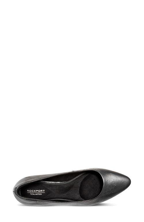 Rockport Tessa Pointed Toe Flat In Gray