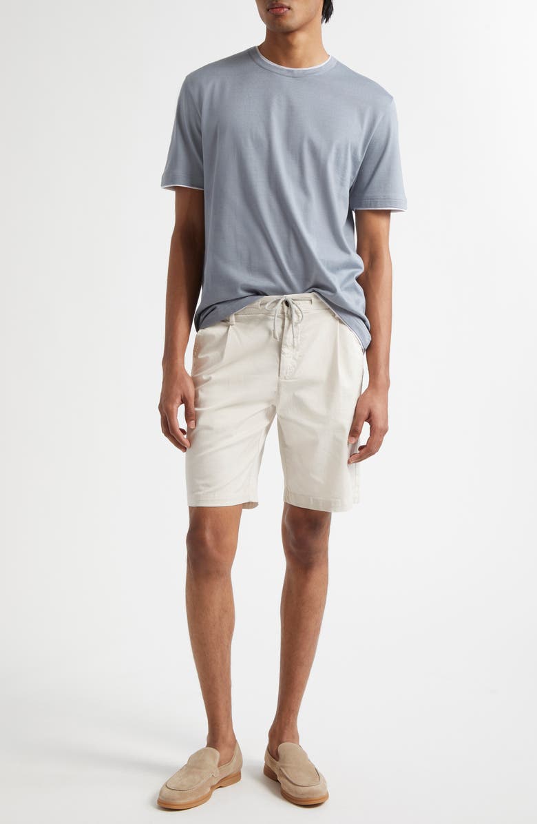 Eleventy Cotton T-Shirt, Alternate, color, 080113 Denim White Lt Grey