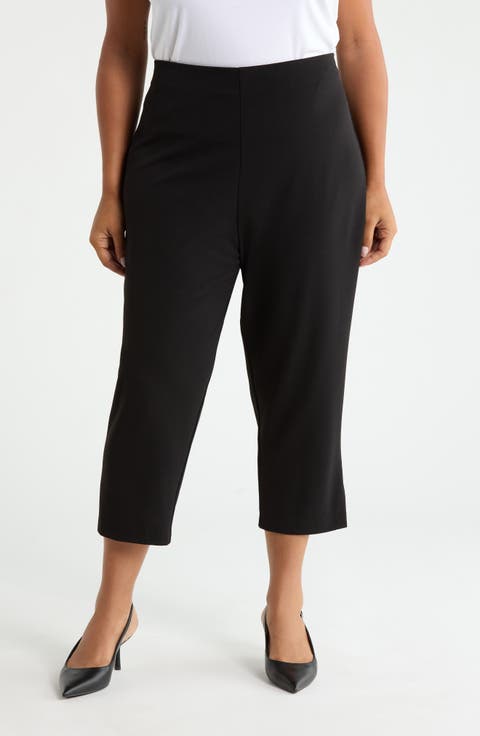 Slim High Rise Crop Pants