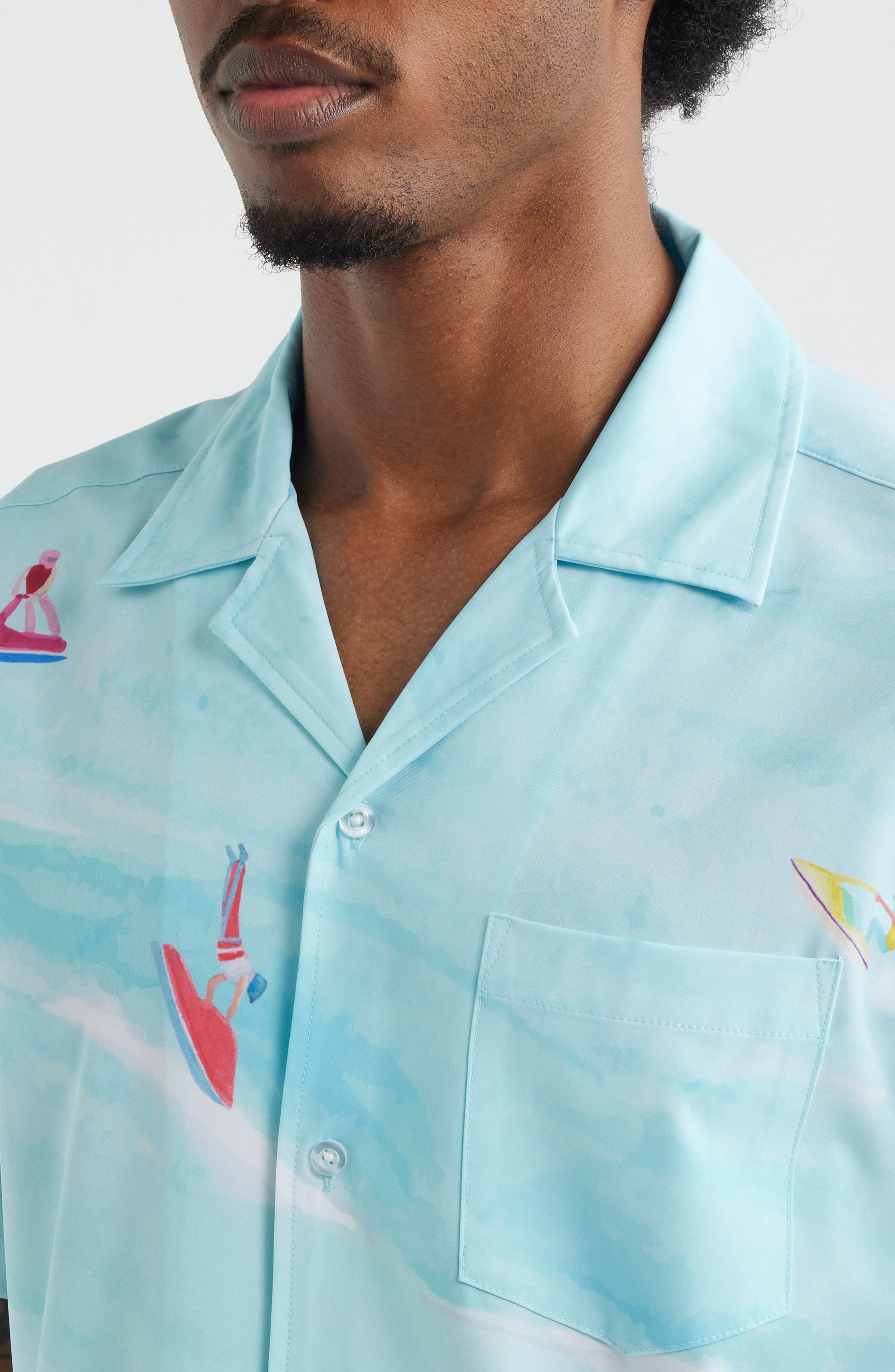 MAVRANS Jet Ski Island Weekend Camp Shirt (Men) | Nordstrom