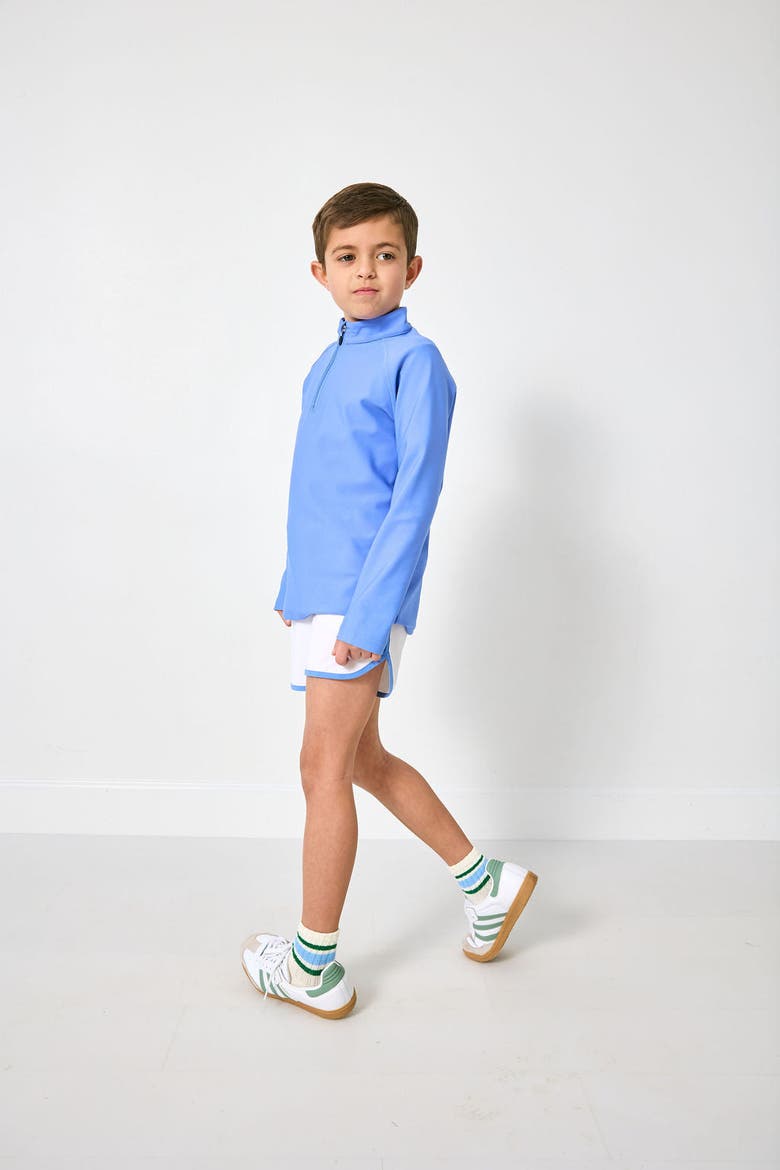 Boys Half Zip, Alternate, color, Sky Blue