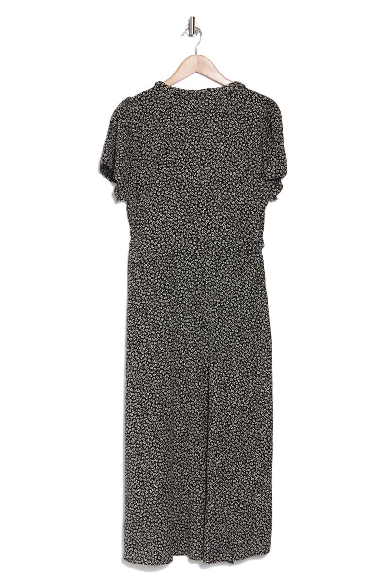 Madewell Ruffle Trim Wrap Dress, Alternate, color, 