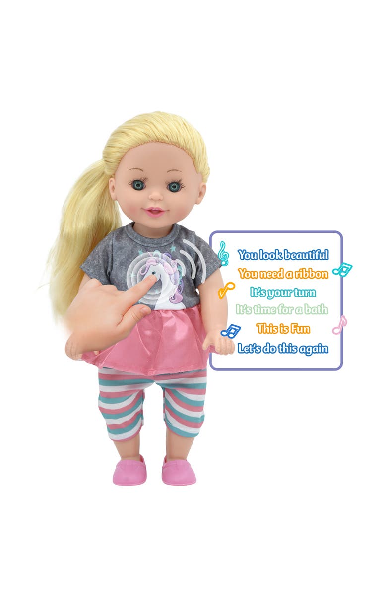 Lil Tots 14" Doll Talking Pet Grooming Playset, Alternate, color, Multicolored