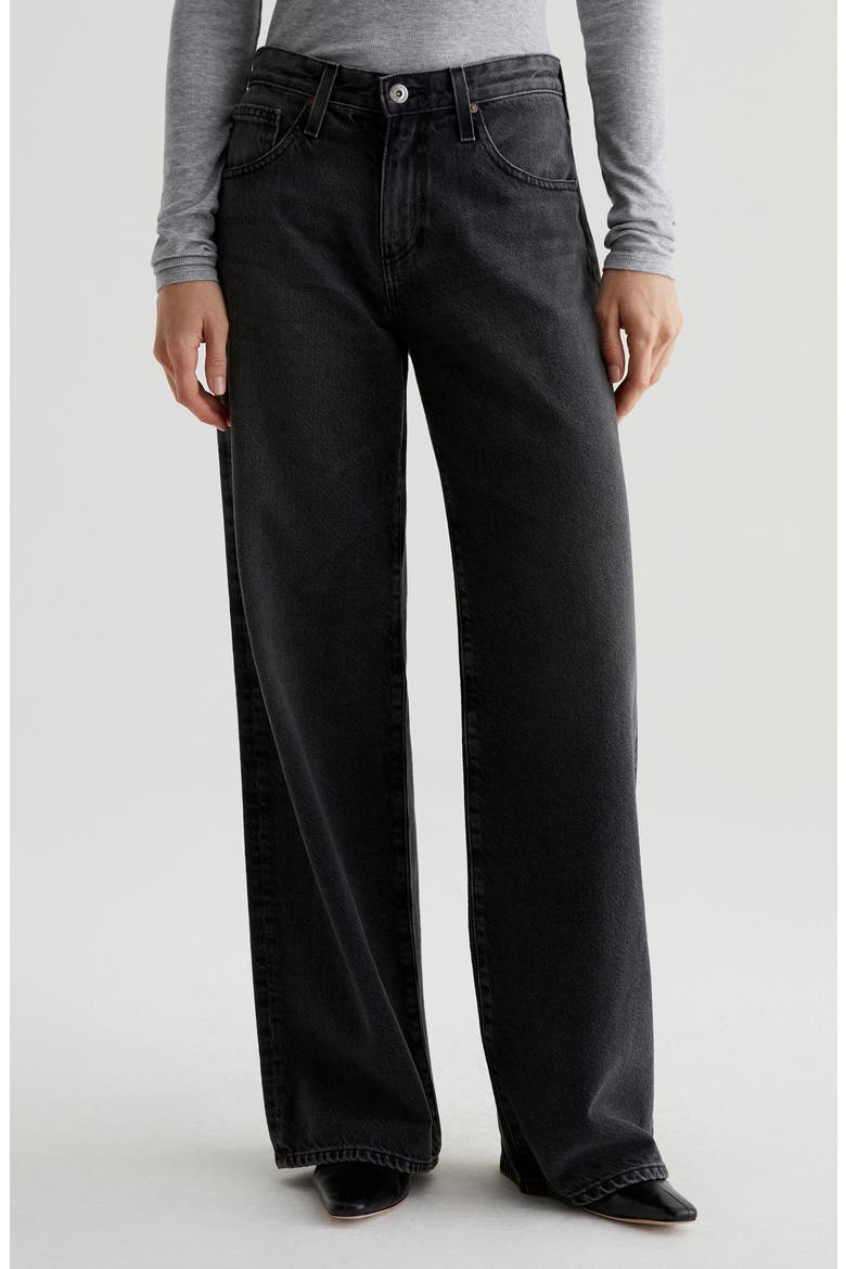 Adria Low Rise Baggy Wide Leg Jeans, Main, color, OVERNIGHT