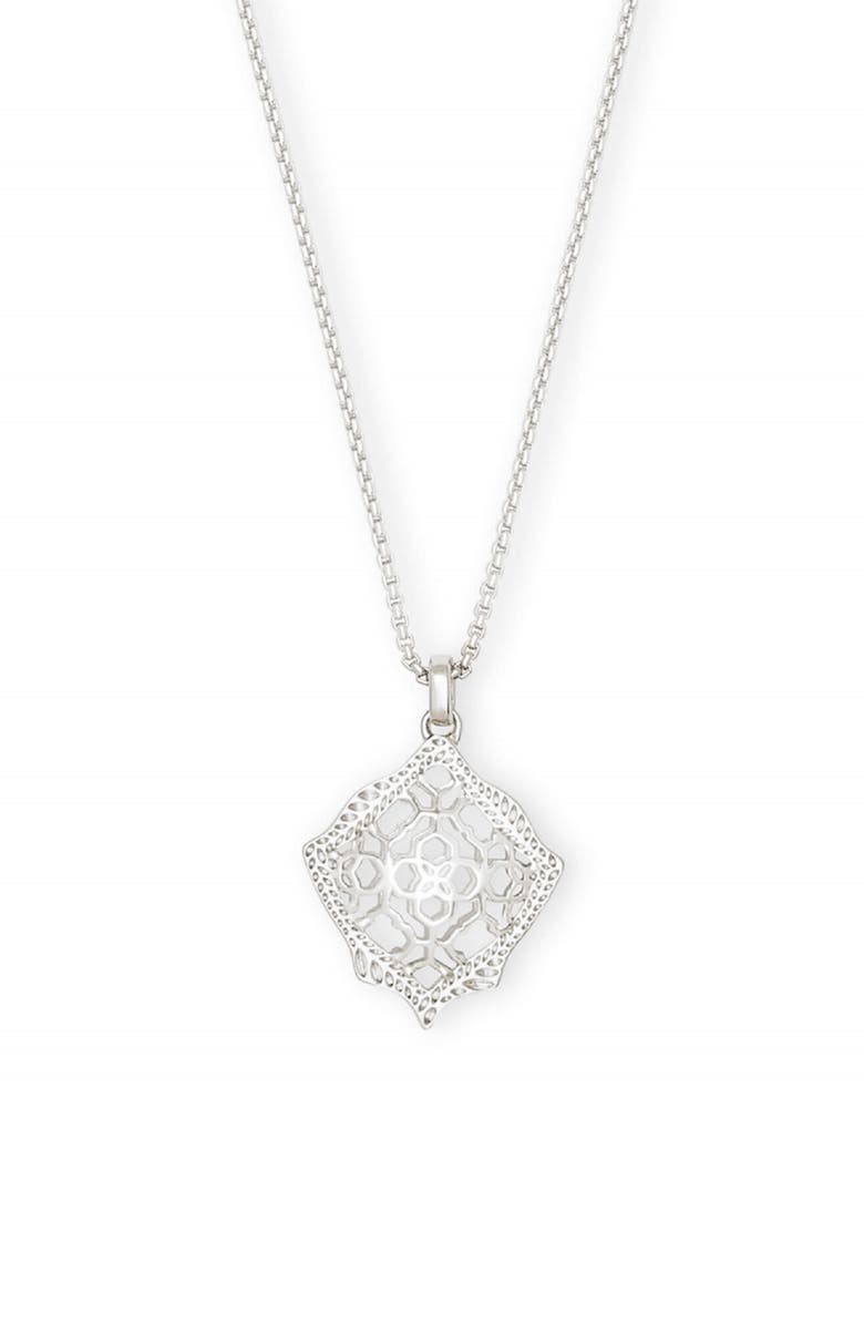 Kendra Scott Kacey Filigree Pendant Necklace, Alternate, color, 