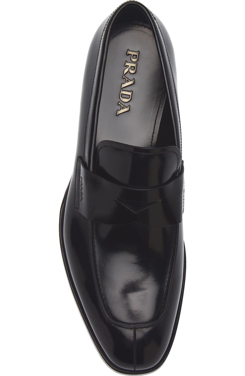 Prada Penny Loafer, Alternate, color, Nero