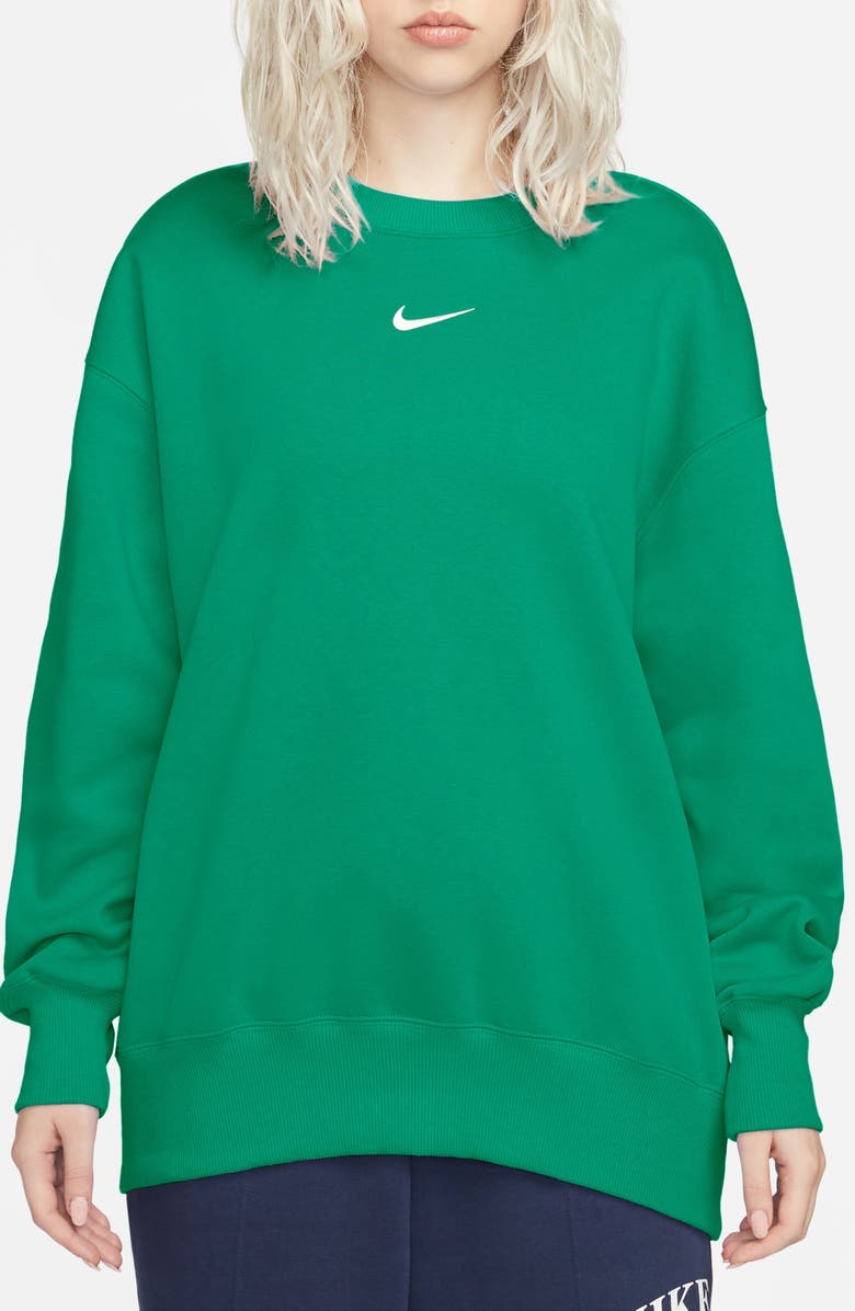 Nike Sportswear Phoenix Sweatshirt, Main, color, Stadium Green/ Sail