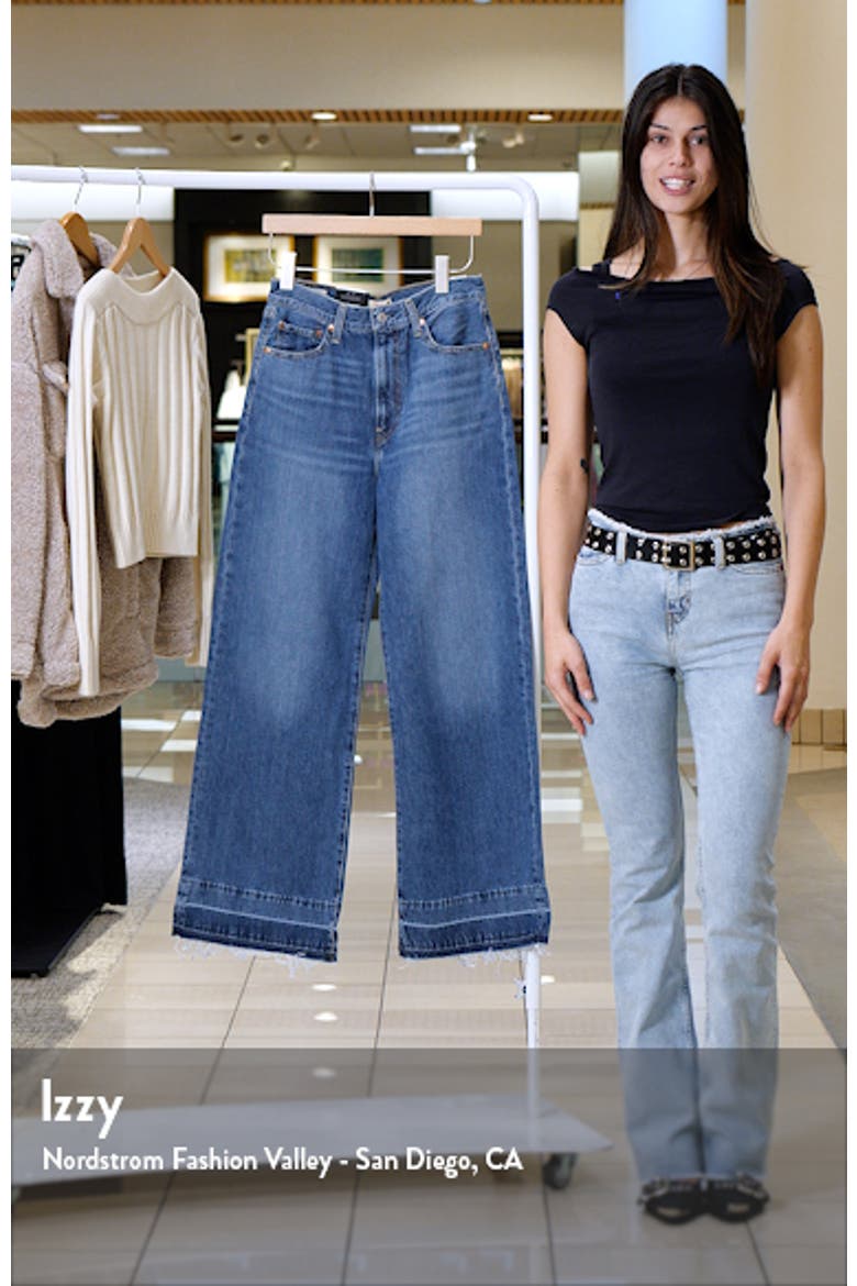 Ribcage Release Hem High Waist Wide Leg Jeans video