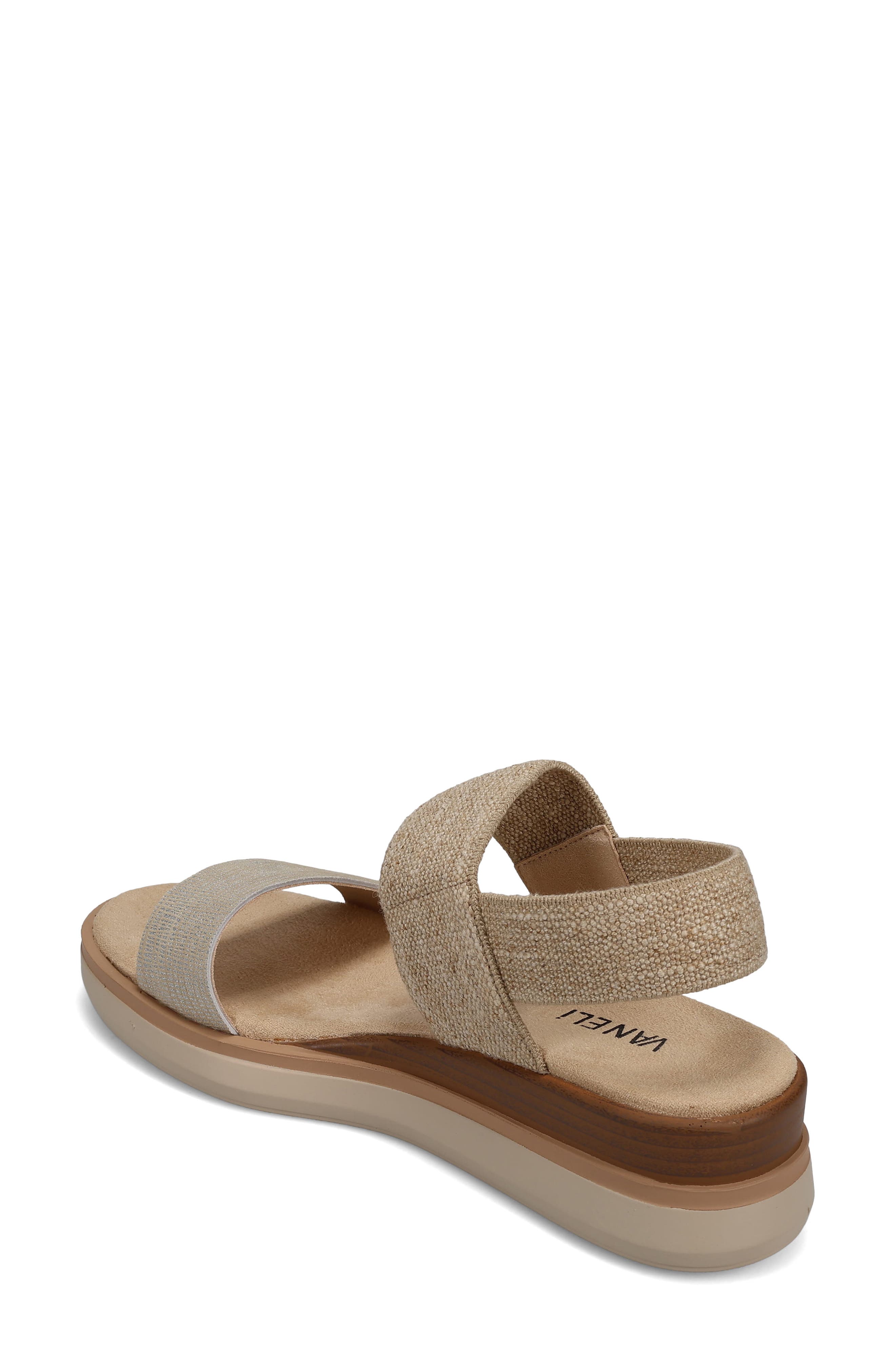 VANELi Huda Platform Wedge Sandal, Alternate, color, Perla