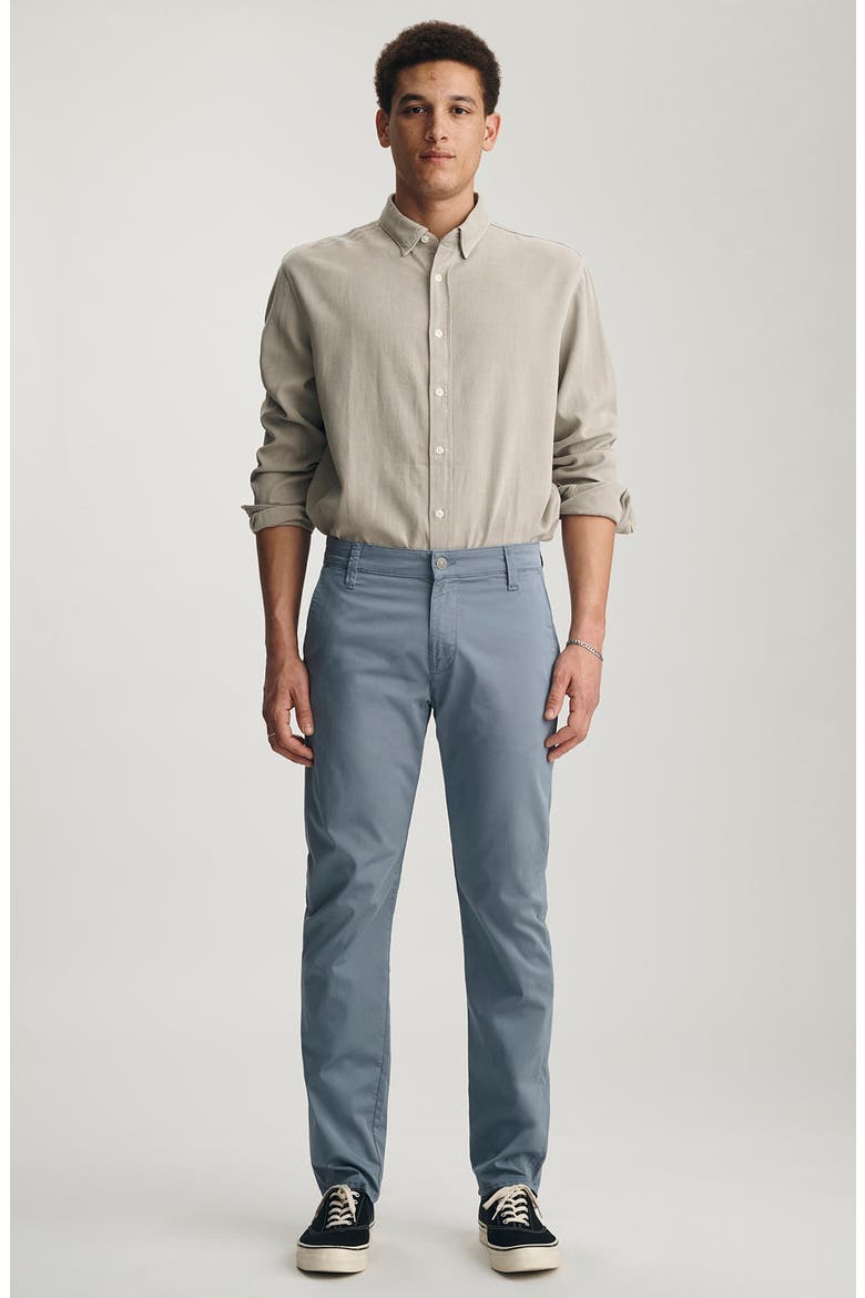 Milton City Smart Slim Fit Chinos, Alternate, color, STEEL CITY SMART