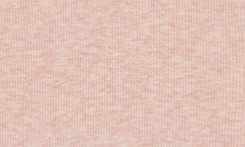 Quincy Mae Rib Stretch Organic Cotton Blend Romper In Pink