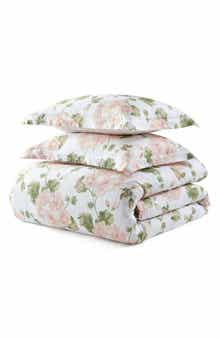 Geranium Bloom Cotton Sateen Duvet Set