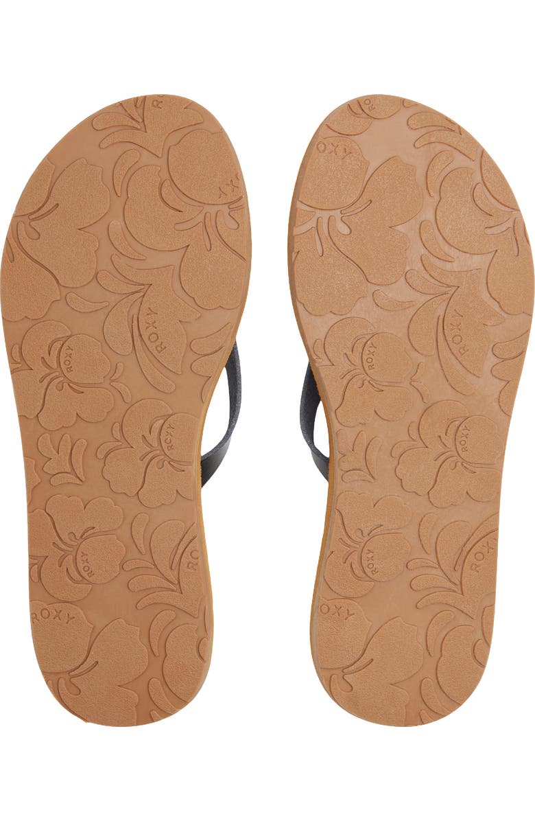 Roxy Liza IV Flip Flop, Alternate, color, Black