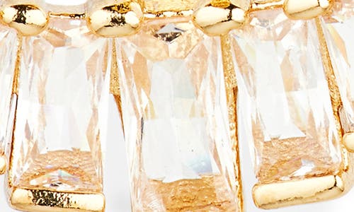 Nordstrom Rack Baguette Cubic Zirconia Front/back Earrings