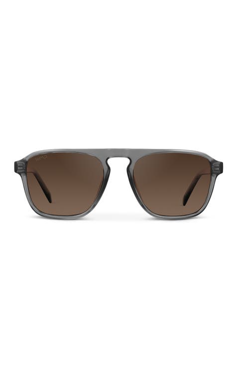 Emerson - 53mm Aviator Polarized Sunglasses