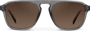 WMP Eyewear Emerson - 53mm Aviator Polarized Sunglasses