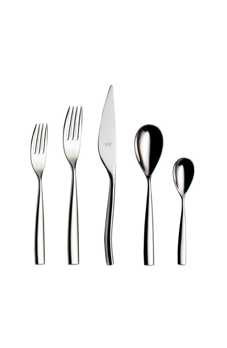 Mepra Arte Flatware Set - 5 Pieces, Main, color, Silver