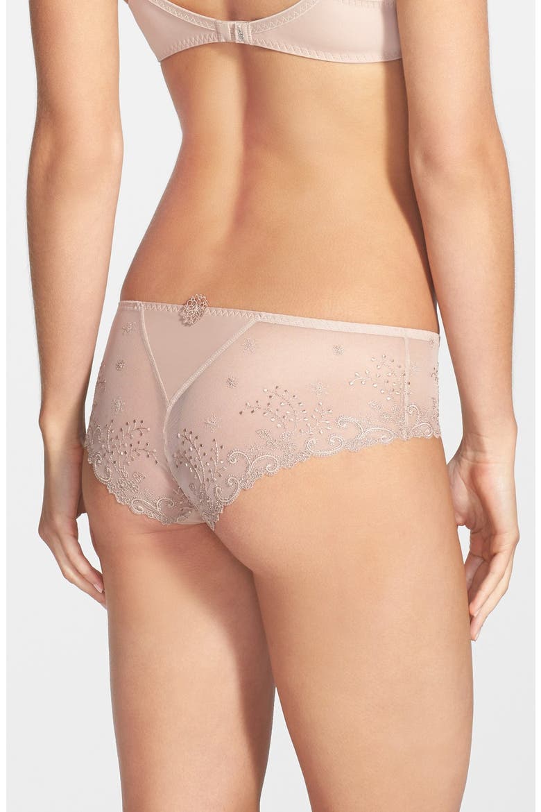 'Delice' Boyshorts, Alternate, color, NUDE