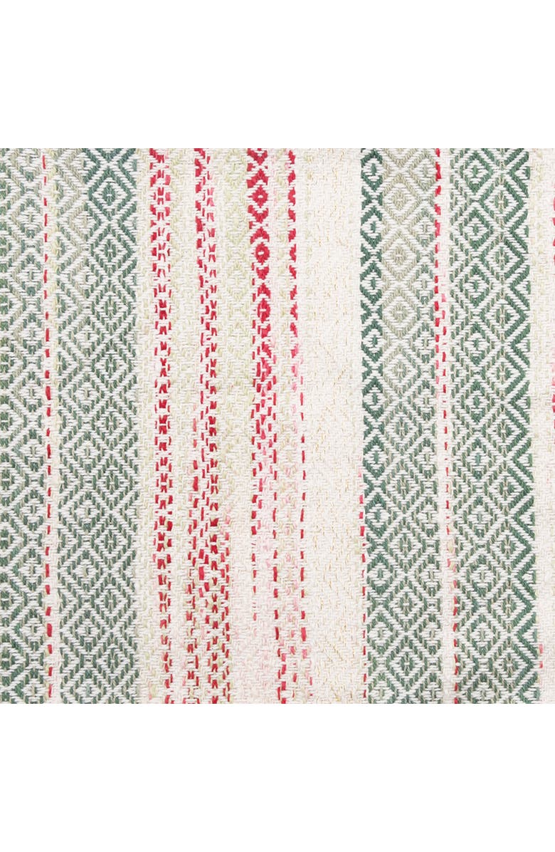 C&F Home Cozy Nordic Christmas Red & Green Accent Pillow, 14" x 22", Alternate, color, Green