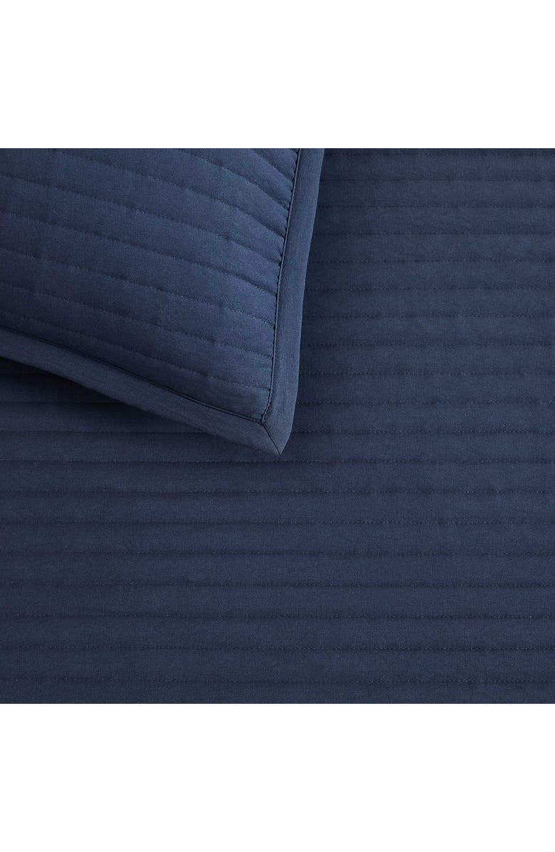 Tommy Hilfiger Gardena Check Quilt & Shams Set, Alternate, color, Navy Blue/ White