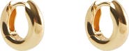 Argento Vivo Sterling Silver Small Huggie Hoop Earrings