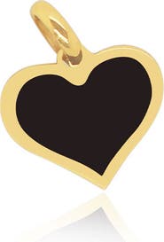 The Lovery Fine Jewelry Onyx Heart Charm