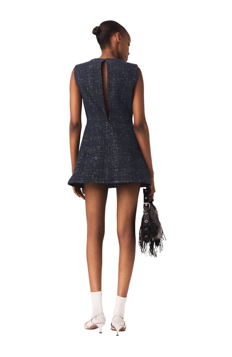 maje Playsuit dress, Alternate, color, Navy